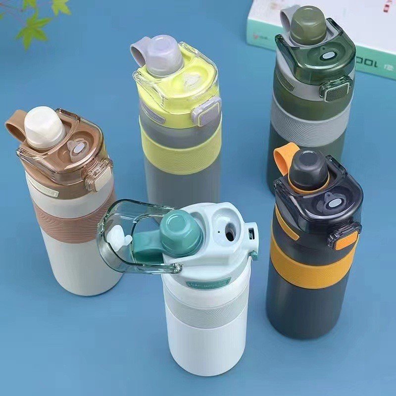 304 Stainless Steel Outdoor Hot and Cold Customised Hiking Tharmos Vacuum Flask Cool Bicycle Running Water Bottle Personalized