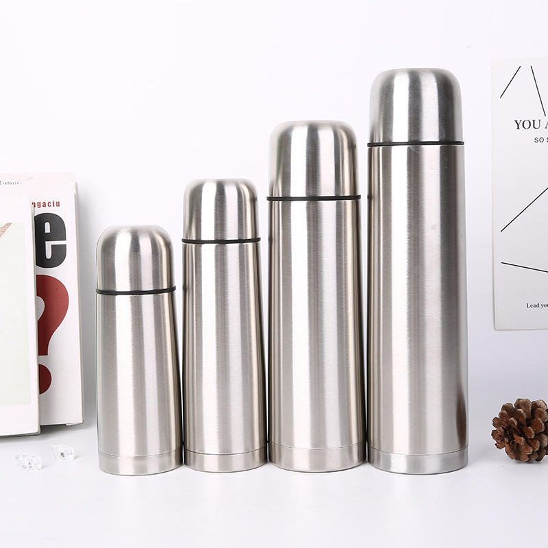 Outdoor Portable 500 Ml Stainless Steel Water Bottle Bullet Thermos Vacuum Insulation Thermos Flask Thermos Bottle