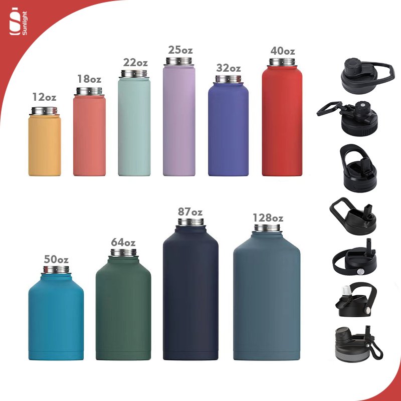 Custom Kids Water Bottle Stainless Steel Waterbottle Sublimation Blanks Tumbler 30oz 40oz Outdoor Mug Cup With