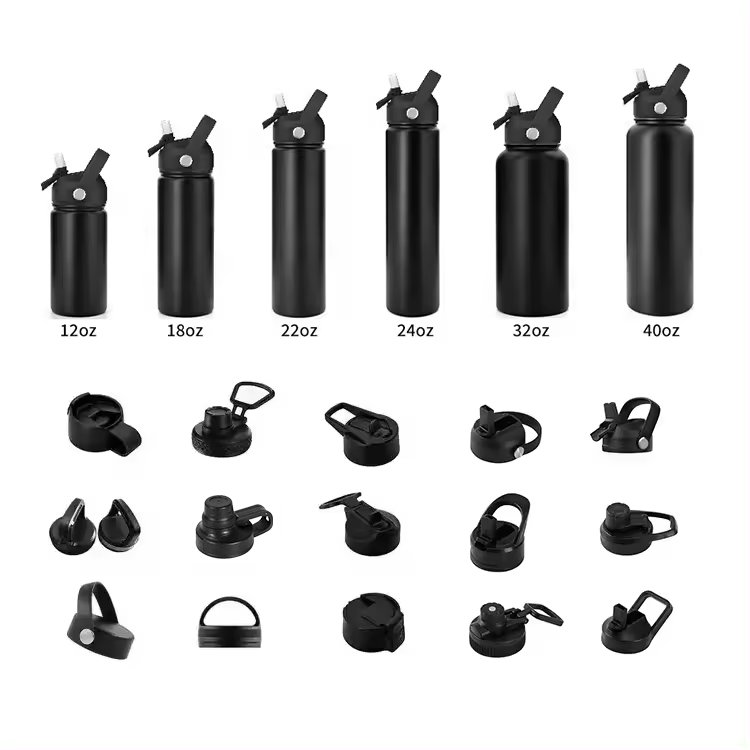 Custom 24oz 32oz 40oz Gradient Colorful Double Wall Vacuum Flask Gym Sports Insulated Stainless Steel Oem Outdoor Water Bottles