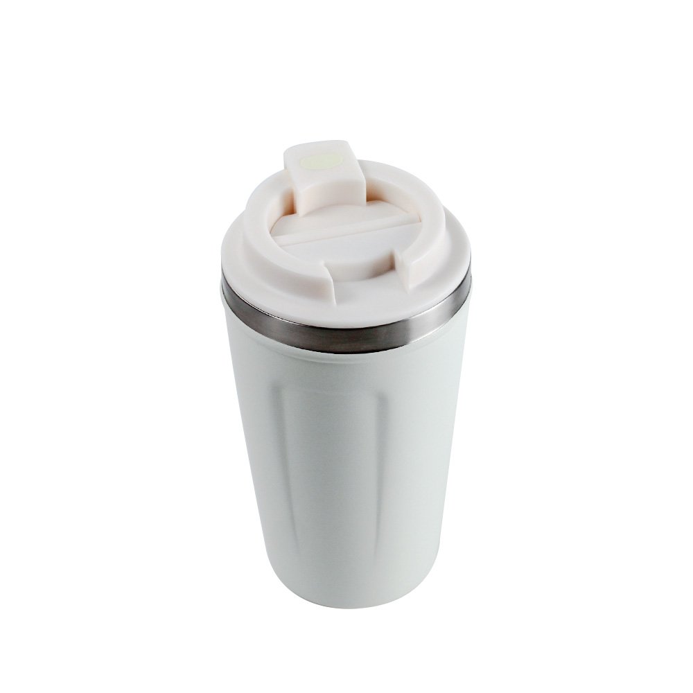 Maps 14oz Stainless Steel Vacuum Insulated Leak-Proof Coffee Mug With Screw Lid Eco Reusable Thermos Cup