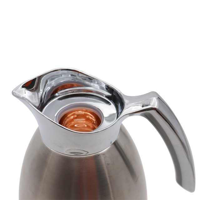 High quality Tea Coffee Pot with Leather Case Vacuum Insulated Flasks Customer Customized