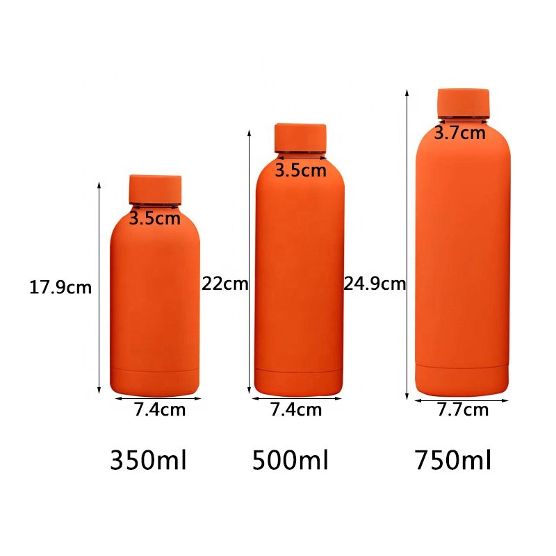 Wholesale Custom LOGO Promotional Vacuum Flask Insulated Stainless Steel thermos with silicone boot