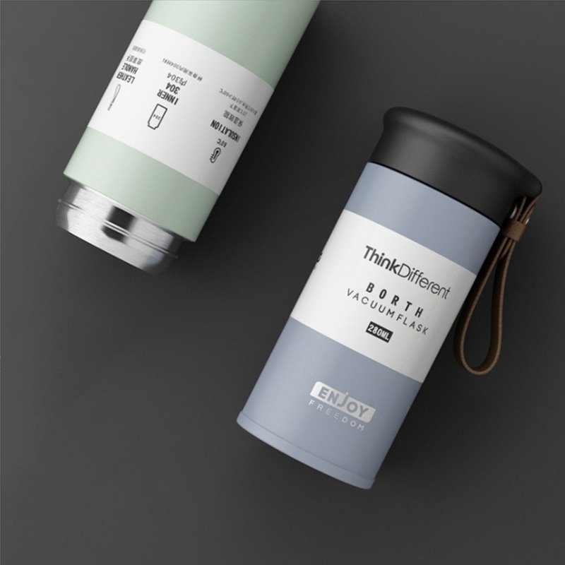 330/450ml Coffee Cup Vacuum Flasks Travel Thermal Mug Stainless Steel Thermos Bottle