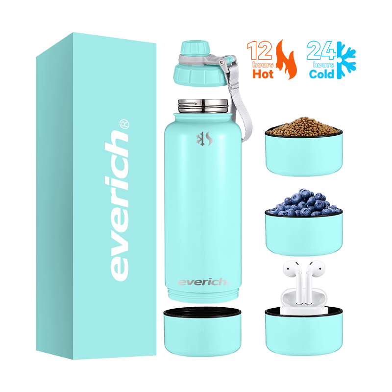 stainless steel insulated vacuum flasks with wide mouth water bottle 32oz stainless steel sports bottle