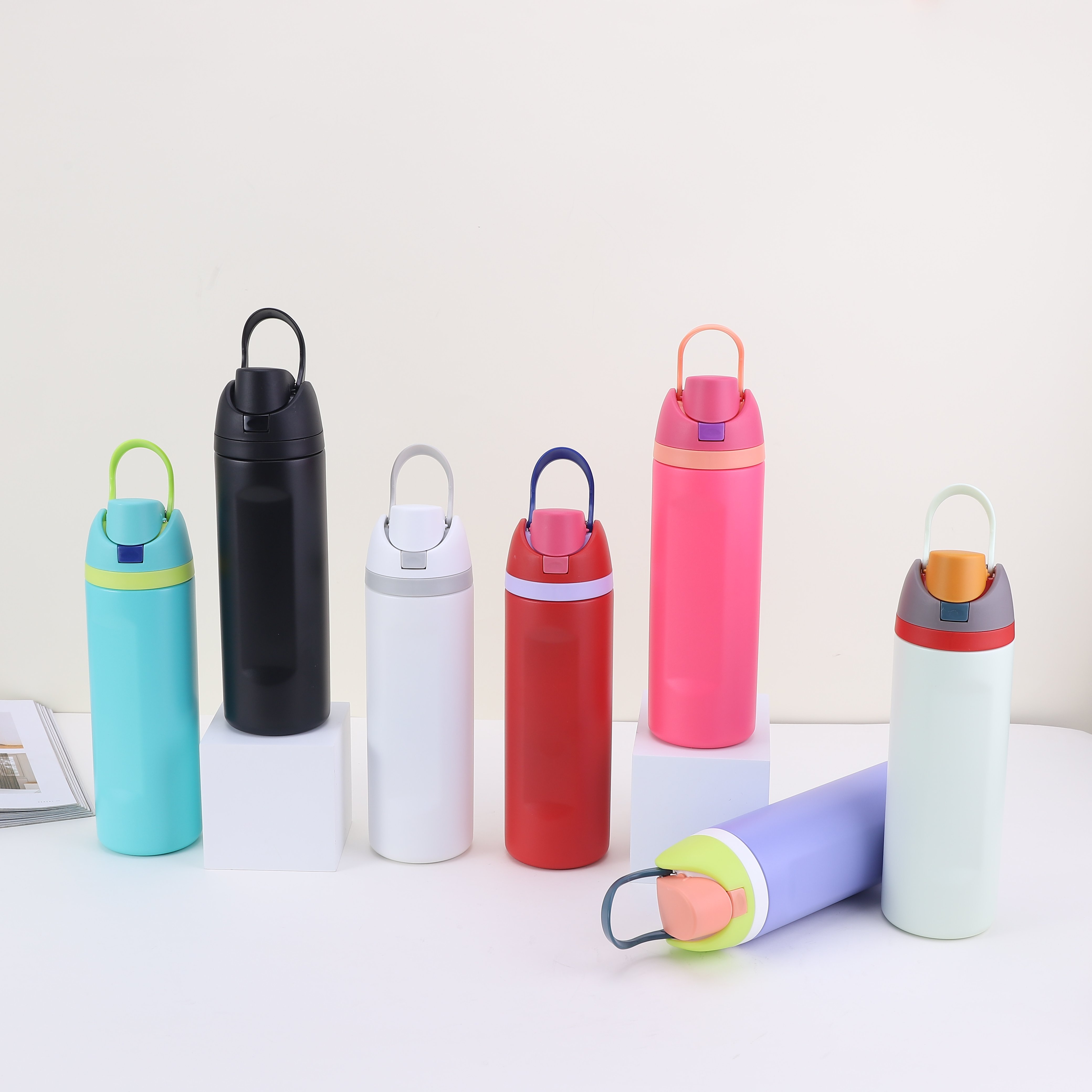 eco friendly product 2024 stainless steel sports water bottle vacuum flask drink water bottle Exquisite custom logo drink bottle