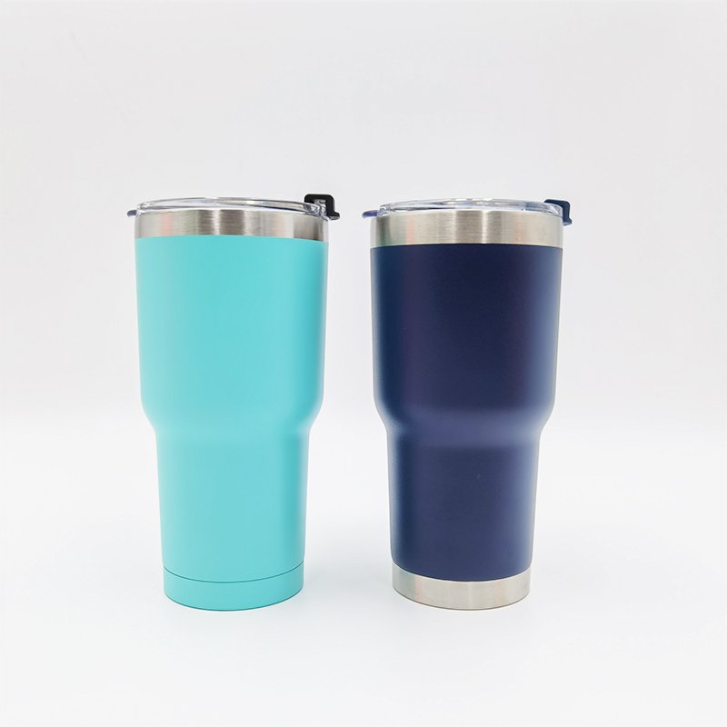 2024 New Arrival Soft Touch Tea Thermos Vacuum Steel Mug Tumbler Cup Business Gifts Metal Customized