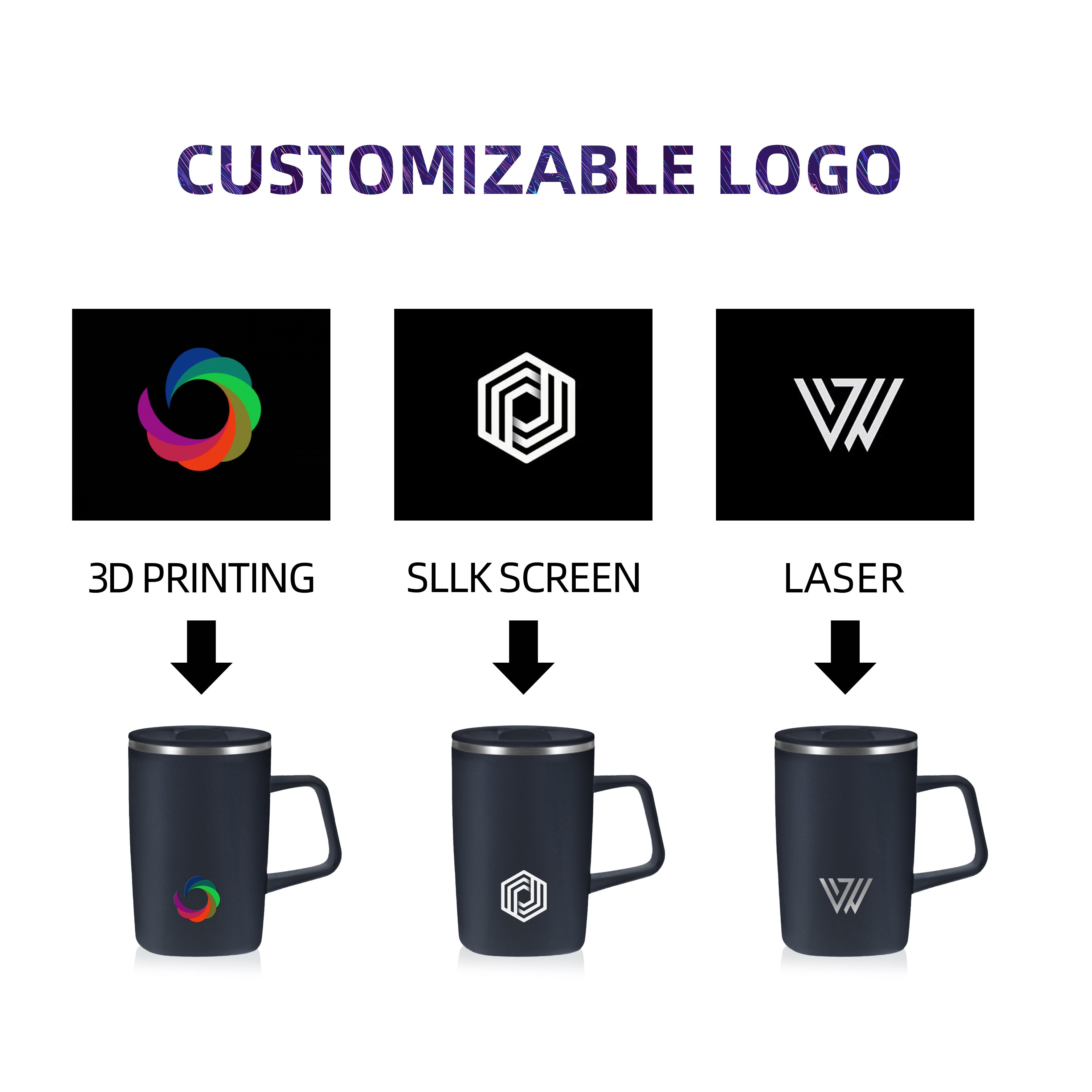 ANSHNEG OEM custom vulk coffee mugs with logo