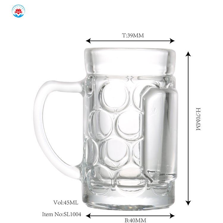 Factory Hot Sale 2OZ Shot Glasses Souvenir,Engraved Mini Beer Mug Shot Glass