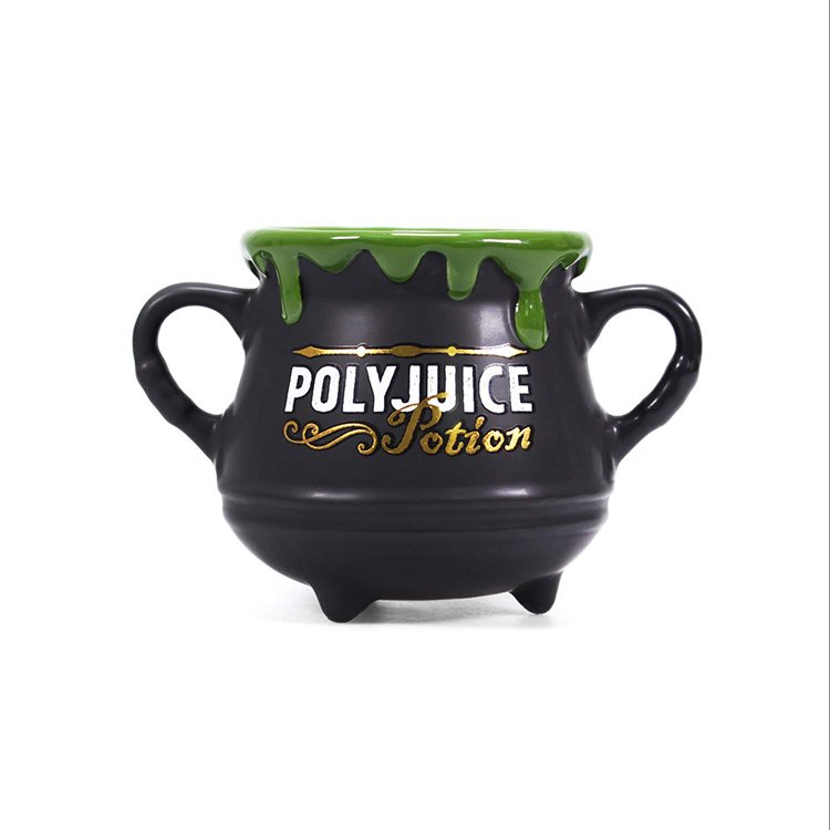 Cauldron Mug Vintage Mugs Party Halloween Decoration for Coffee Ceramic Stunning Mystic Polyjuice Potion Halloween Vintage