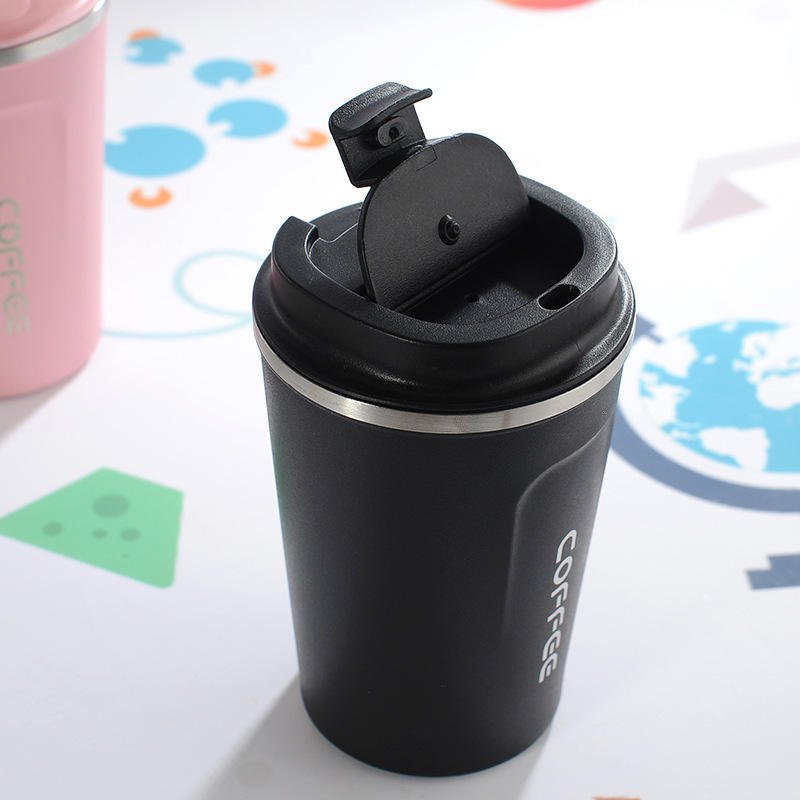 380ml/510ml Stainless Steel Coffee Thermos Mug Portable Car Vacuum Flasks Travel Thermo Cup Water Bottler Thermocup For Gifts