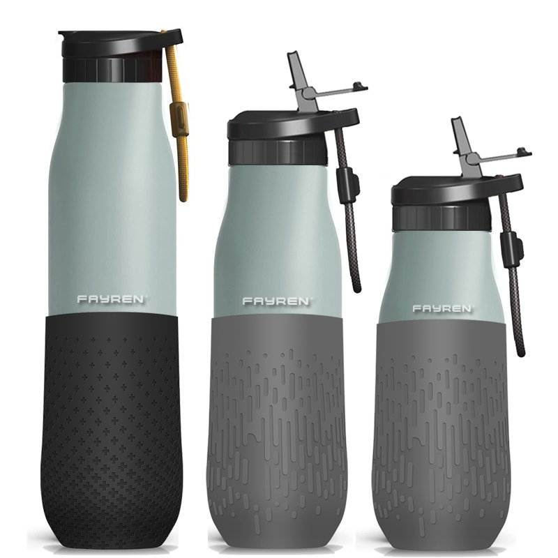 OEM Customized Factory 350ml 500ml 750ml Double Wall Stainless Steel Sport Vacuum Insulation Water Bottle Outdoor Travel Camping