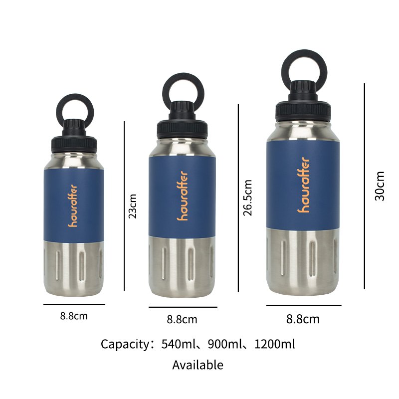 Private mold Vacuum flask 18/32/40 oz water bottle stainless steel for gym Water Bottle with Magnetic Cell Phone Holder