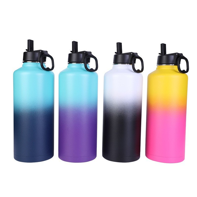 Manufacturer Custom Sport Gym Insulated Stainless Steel 12oz 18oz 22oz 32oz 40oz 64oz Vacuum Flask Water Bottle