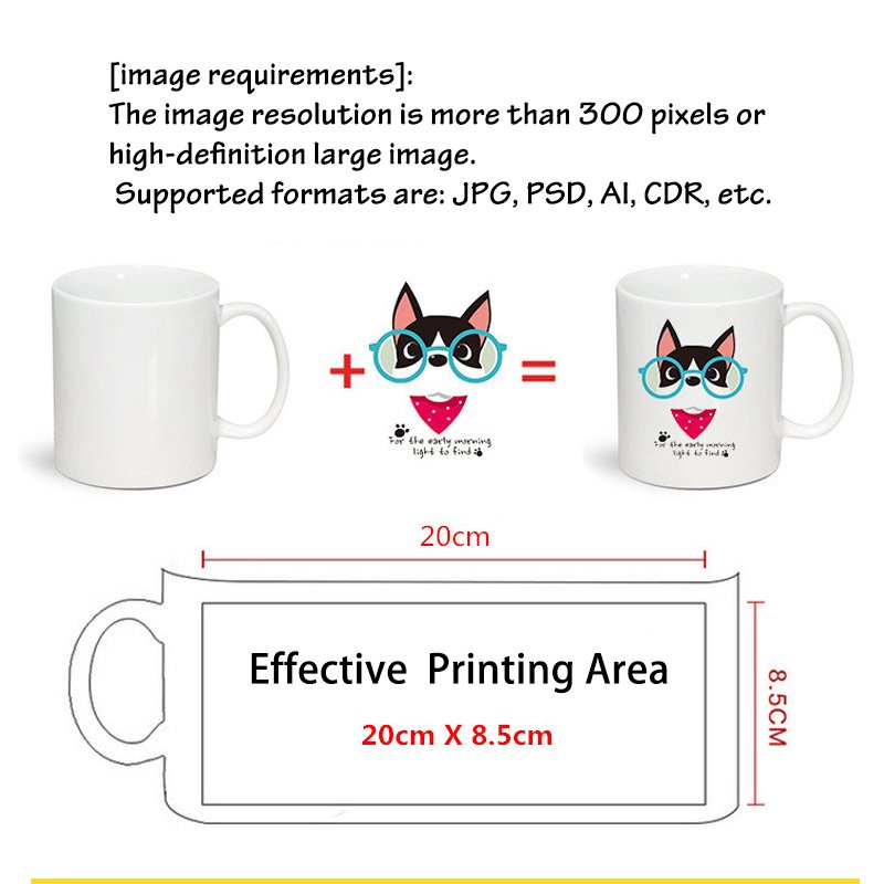 Custom logo ceramic hot water sublimation heat sensitive color changing magic mug coffee cup Drinkware porcelain mugs