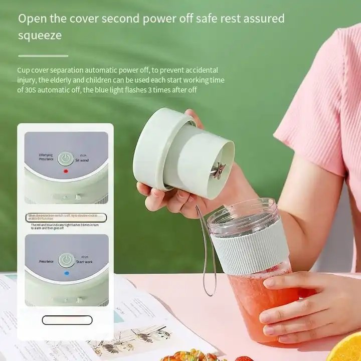Wholesale mini juice cups portable rechargeable juicers multifunctional household juice machines beverage cups