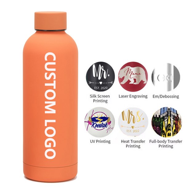 Wholesale 500 Ml Drinking Metal Insulated water bottle blank Double Wall Vacuum flask Stainless Steel Gym Water Bottle