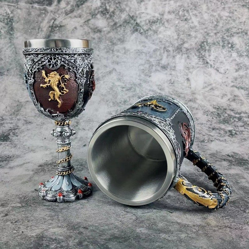 101-200ml personalized creative hot selling mug 3D three-dimensional relief five sided stainless steel beer mug