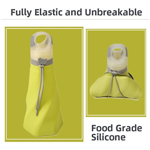 Collapsible Water Bottle Foldable Silicone Sports Drink Water Bottle