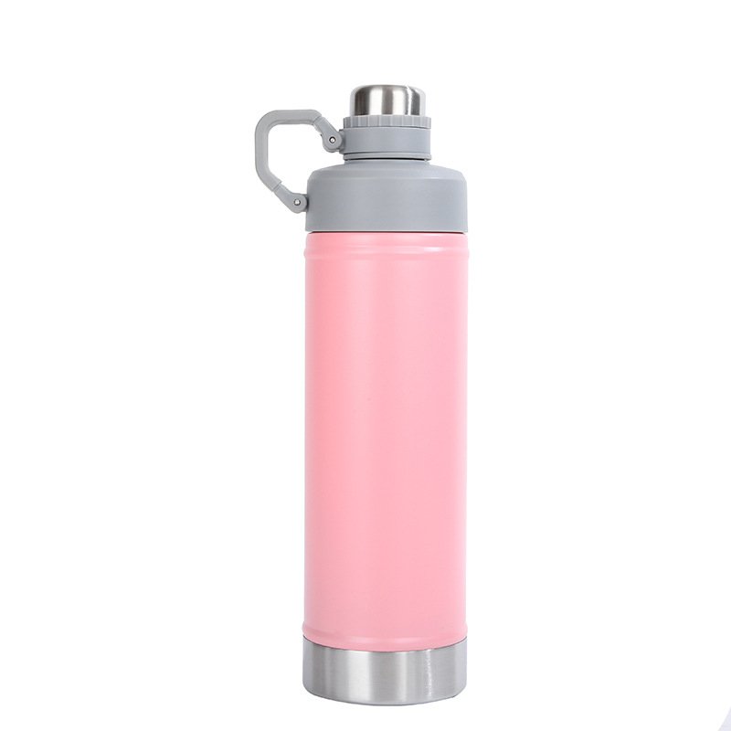 550ml/700ml Outdoor Portable Vacuum Car Flask With Handle Sports Gym Water Bottle Vaccum Insulated Travel Bottle
