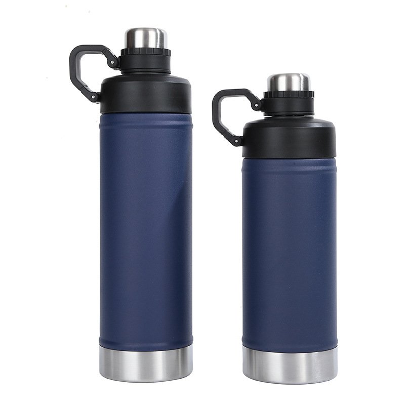 550ml/700ml Outdoor Portable Vacuum Car Flask With Handle Sports Gym Water Bottle Vaccum Insulated Travel Bottle