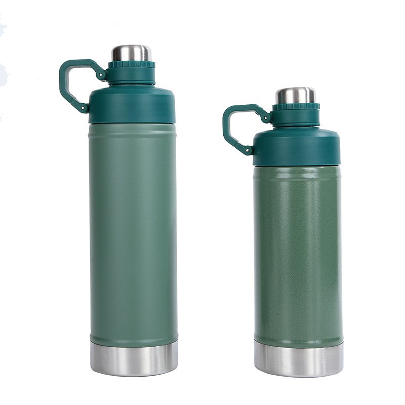 550ml/700ml Outdoor Portable Vacuum Car Flask With Handle Sports Gym Water Bottle Vaccum Insulated Travel Bottle