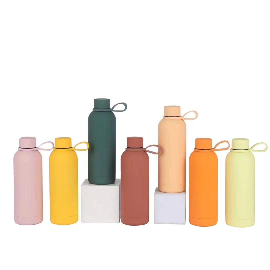 Top seller double wall stainless steel insulated sport thermos bottle vacuum flask water bottle for outdoor
