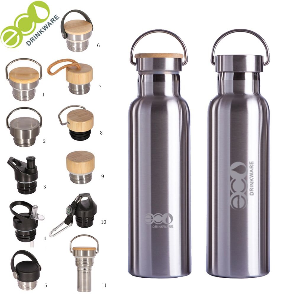 GV013 stocked Custom logo double wall stainless steel water bottles 16oz/500ml big mouth camping vacuum insulated water bottle
