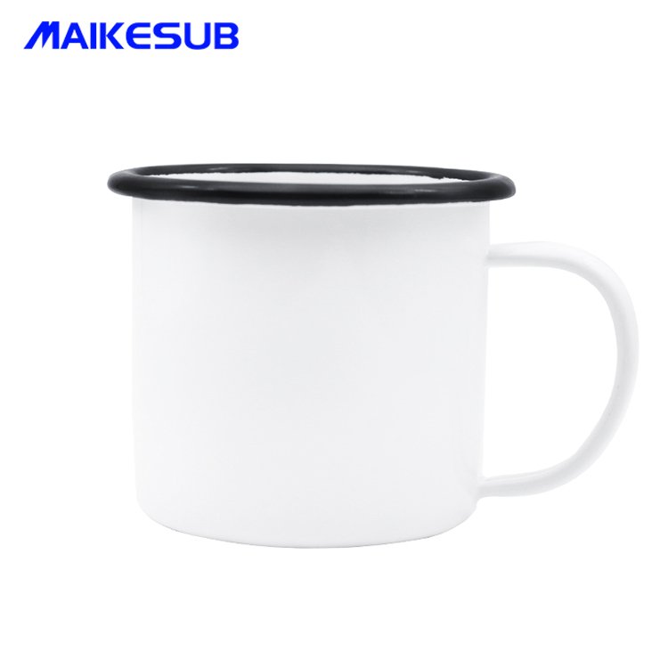 Sublimation blank layer enamel mug coffee cup