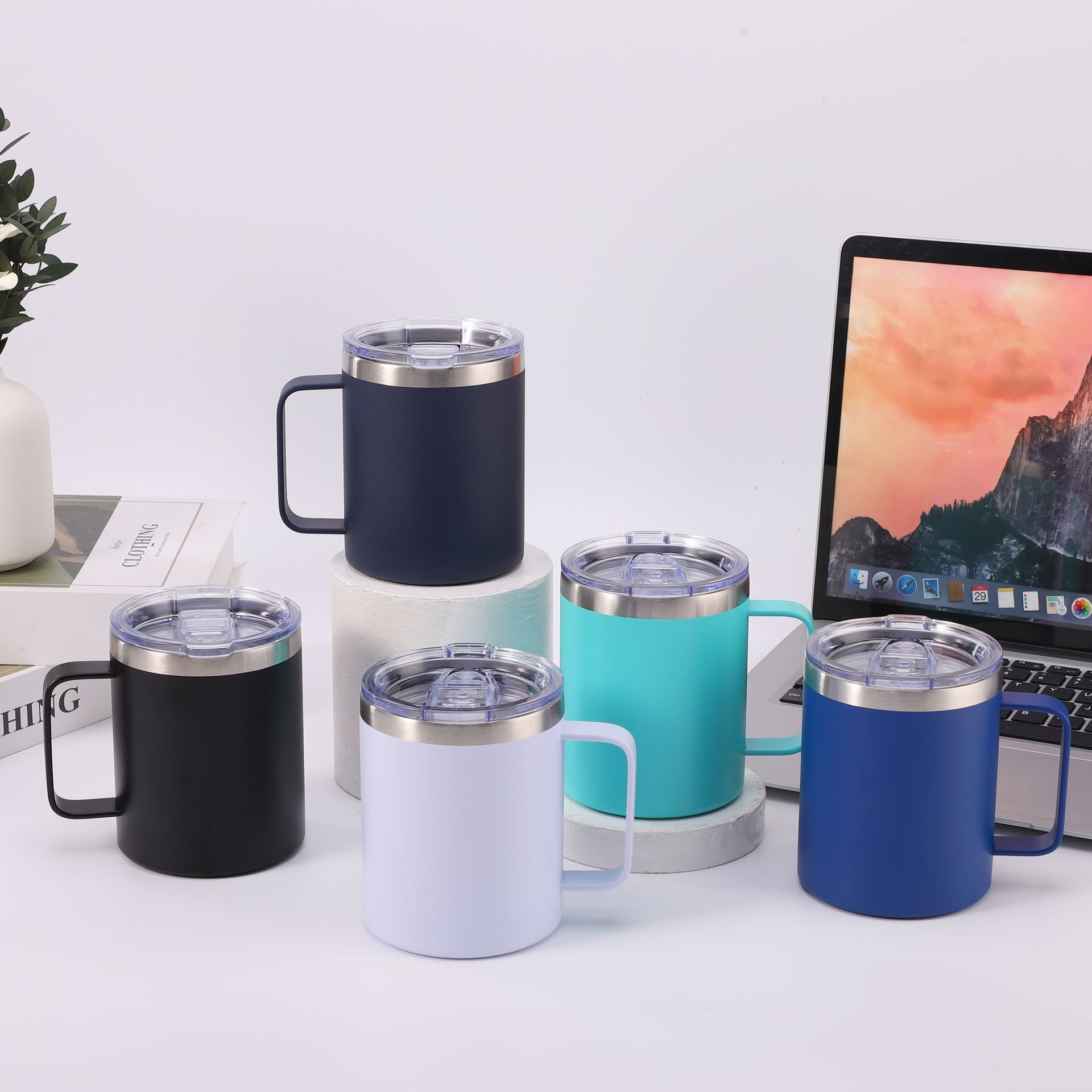 12oz wine classic coffee mugs stainless steel tumblers custom logo vasos original termicos thermos travel camping cups termos
