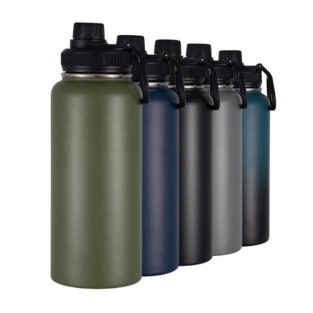 Eco Friendly 32 oz 40 oz 950 ml 1200 ml 1 Litre Thermoses Stainless Steel Water Bottle