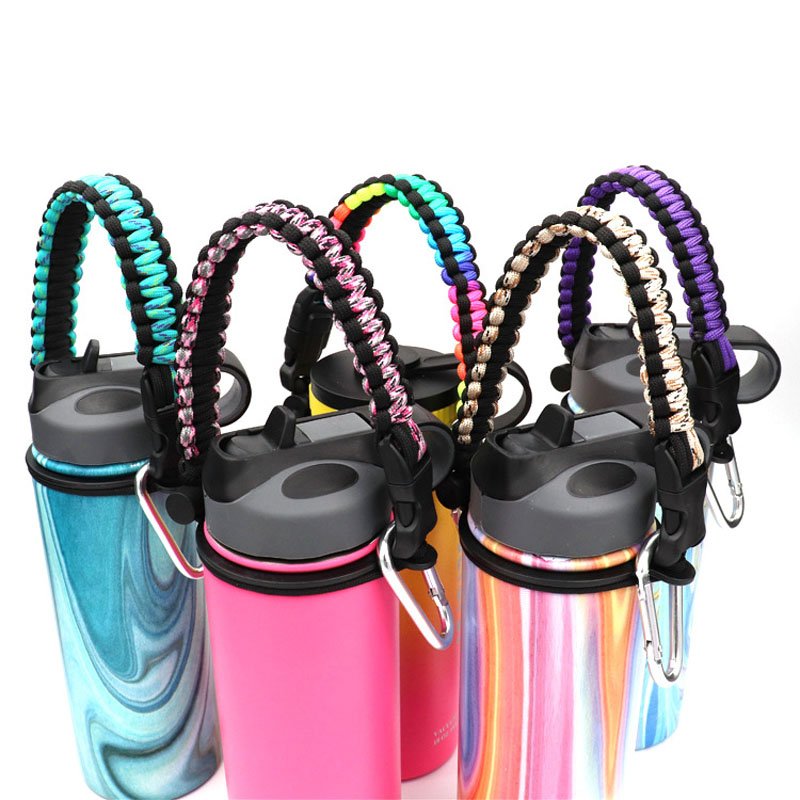 Stock Water Bottle Hand- Strap 22cm Camping Safety Bottle Ropes For Wide Mouth Water Bottle Colorful Accessories