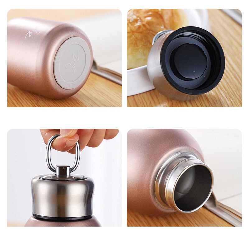 High Quality 2022 Latest Gift 280ml Outdoor Sports Vacuum Cup Stainless Steel Flask Thermal Mug Mini Coffee Thermos Water Bottle
