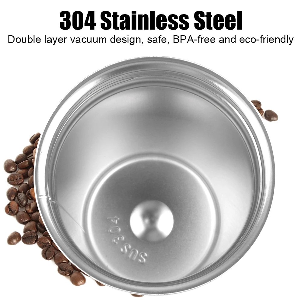 Custom Logo 380/510ml Smart Coffee Cup Temperature Display Stainless Steel Double Wall Vacuum Flask Insulated Coffee Mug