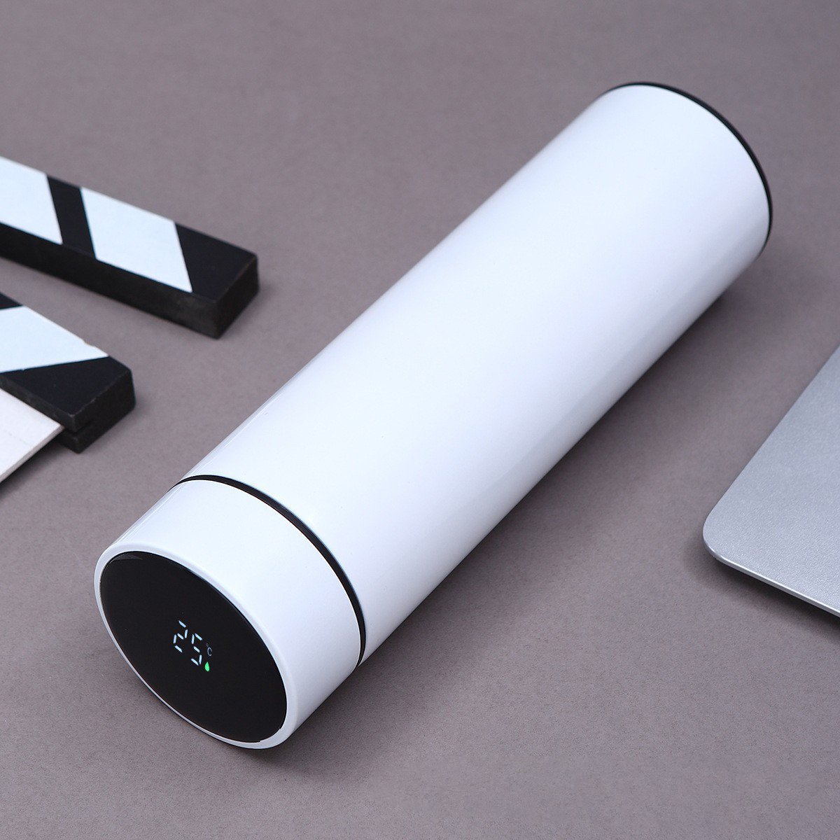 304 Stainless Steel Vacuum Flask Led Temperature Display 500ml Smart Water Bottle Double Wall Insulated Tumbler