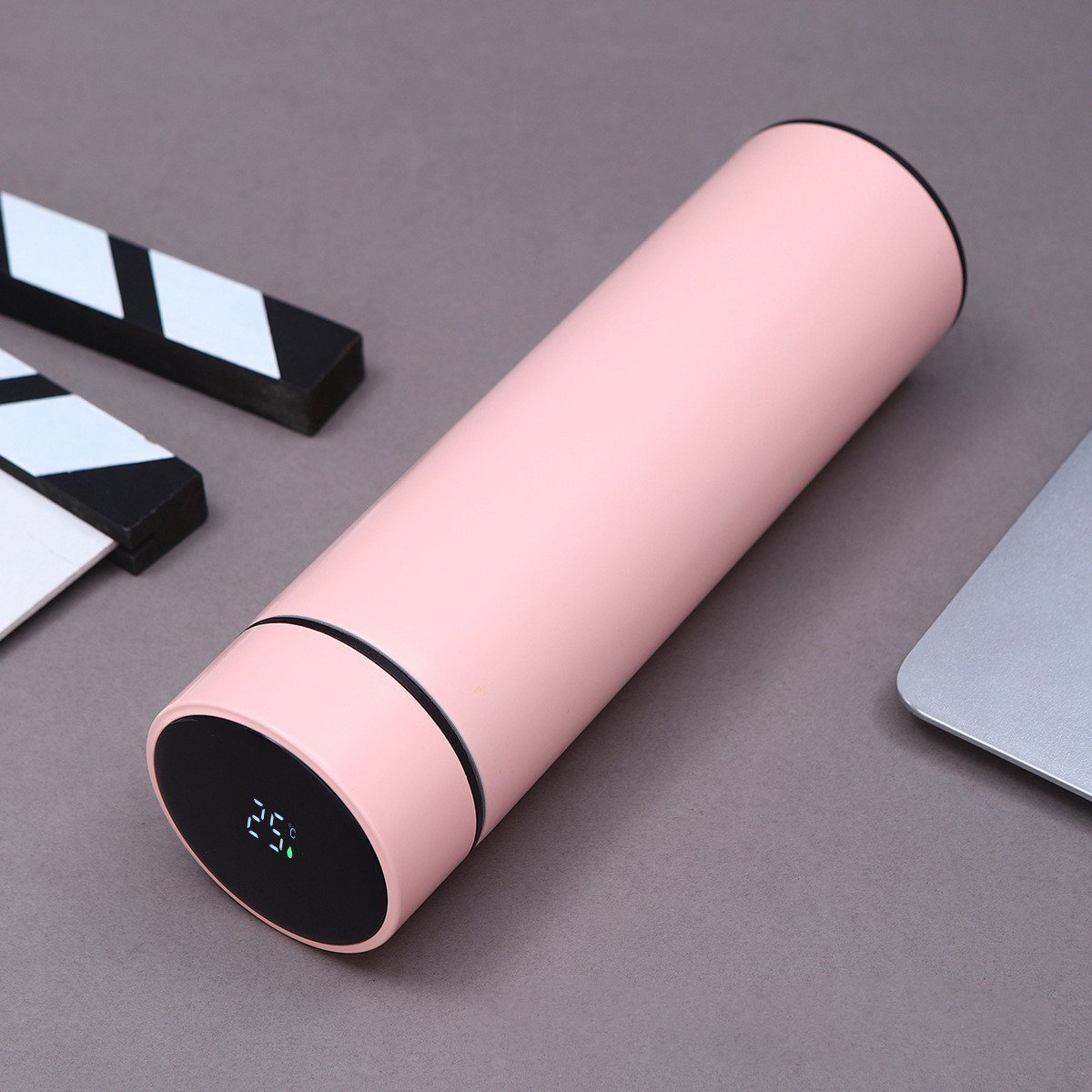 304 Stainless Steel Vacuum Flask Led Temperature Display 500ml Smart Water Bottle Double Wall Insulated Tumbler