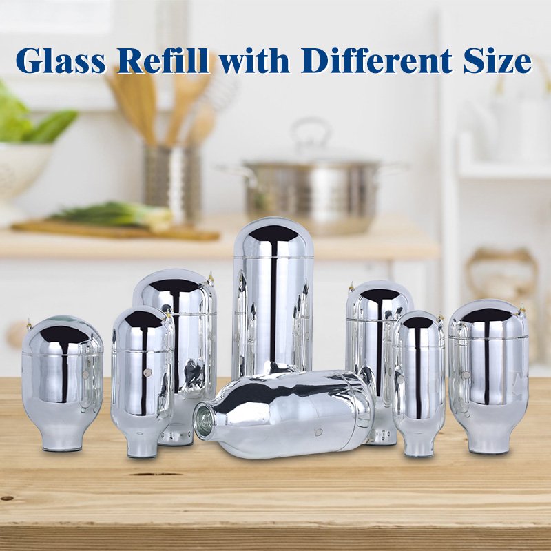 hot sale high quality insulated vacuum flask glass bottle refill glass water bottle liner