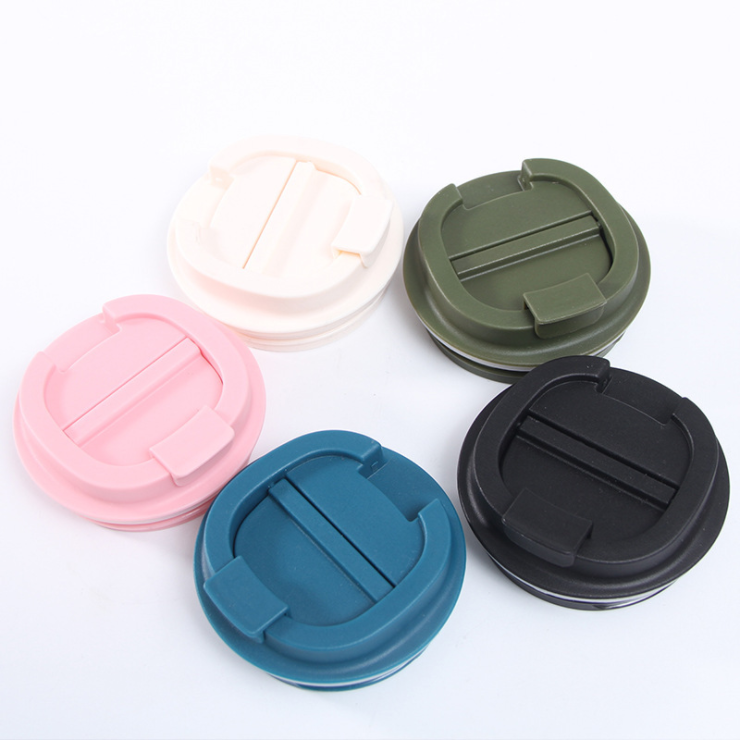 Hot selling custom color travel coffee mug double wall vacuum insulate tumbler car cup thermos with flip lid