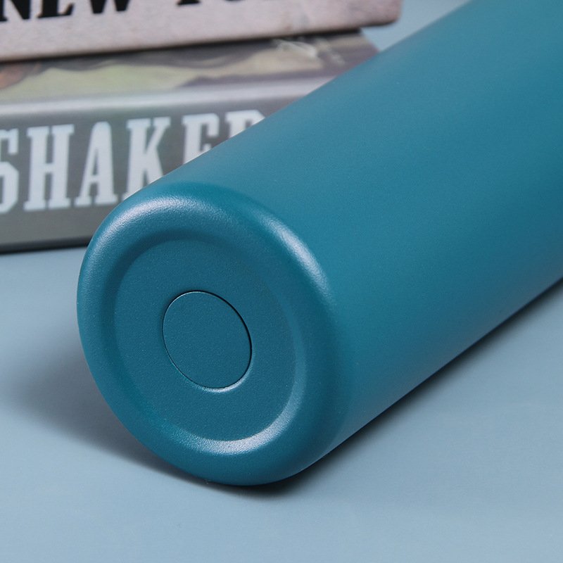 Outdoor Portable Sealed Wide-mouth Stainless Steel Vacuum Flask Water Cup With Handle Lid Thermos Mug