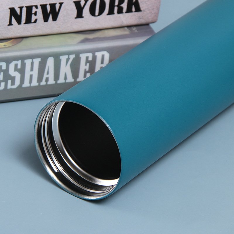Outdoor Portable Sealed Wide-mouth Stainless Steel Vacuum Flask Water Cup With Handle Lid Thermos Mug