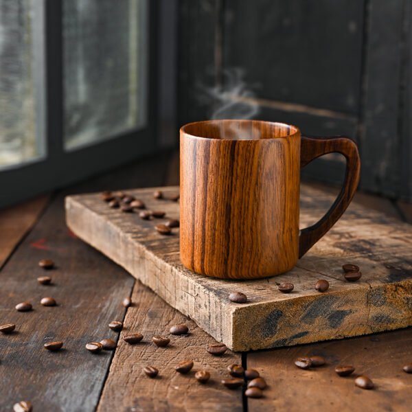 New look wooden coffee drinking mug best quality with modern design use for home party wedding From Falak World Export