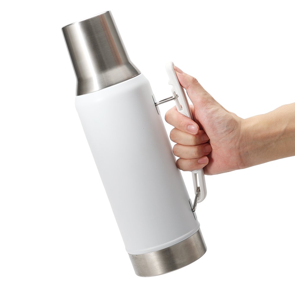 1.2L Large Capacity Food Grade Stainless Steel Vacuum Flask With Handle