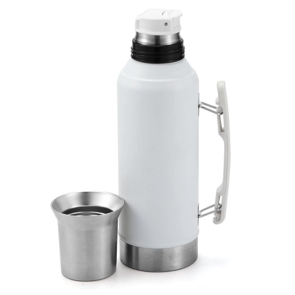 1.2L Large Capacity Food Grade Stainless Steel Vacuum Flask With Handle