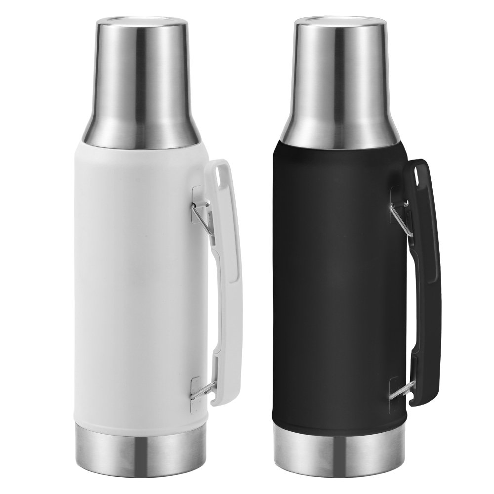 1.2L Large Capacity Food Grade Stainless Steel Vacuum Flask With Handle