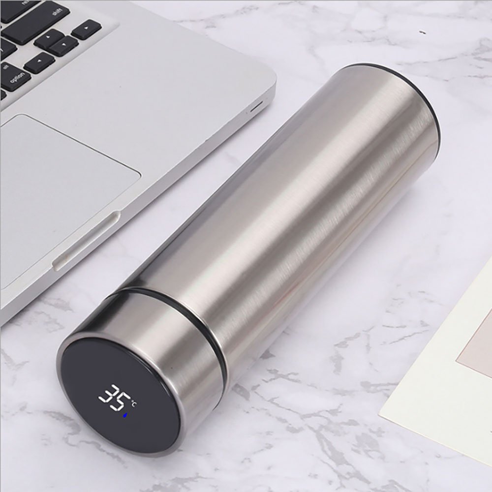Temperature Display Vacuum Flasks led temperature display intelligent water bottle