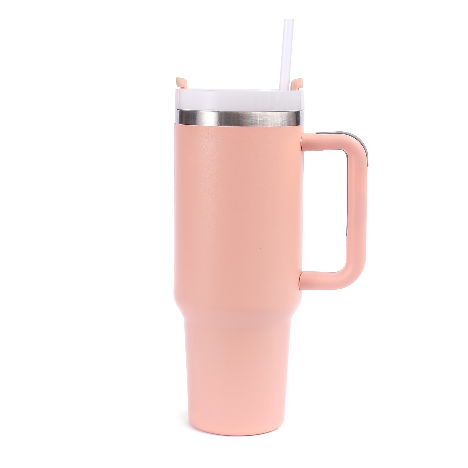 Custom logo 40oz Adventure Cup Tumbler With Handle and Straw Double Wall Stainless Steel Vacuum Insulated Coffee Mug Cups