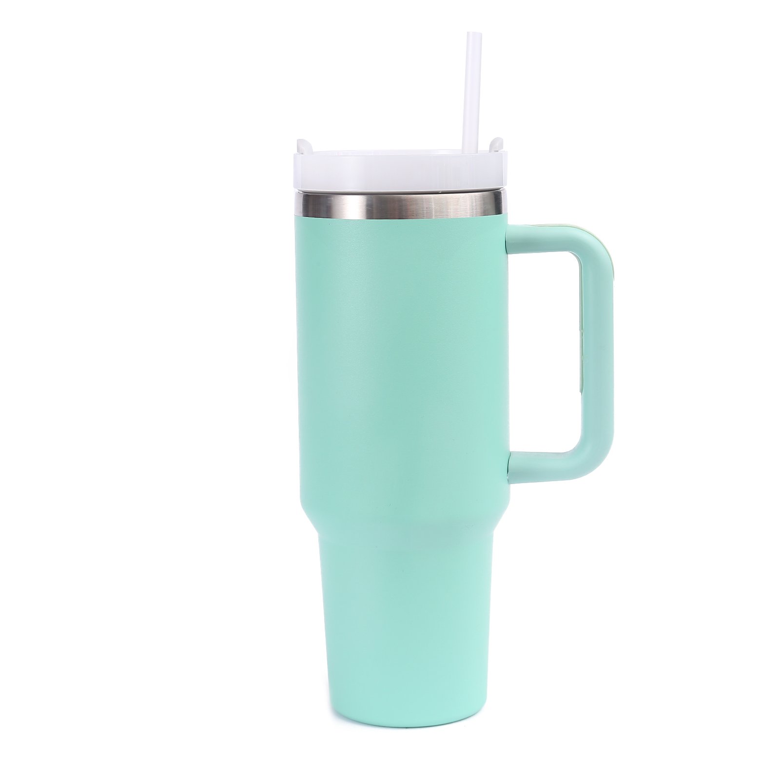 Custom logo 40oz Adventure Cup Tumbler With Handle and Straw Double Wall Stainless Steel Vacuum Insulated Coffee Mug Cups