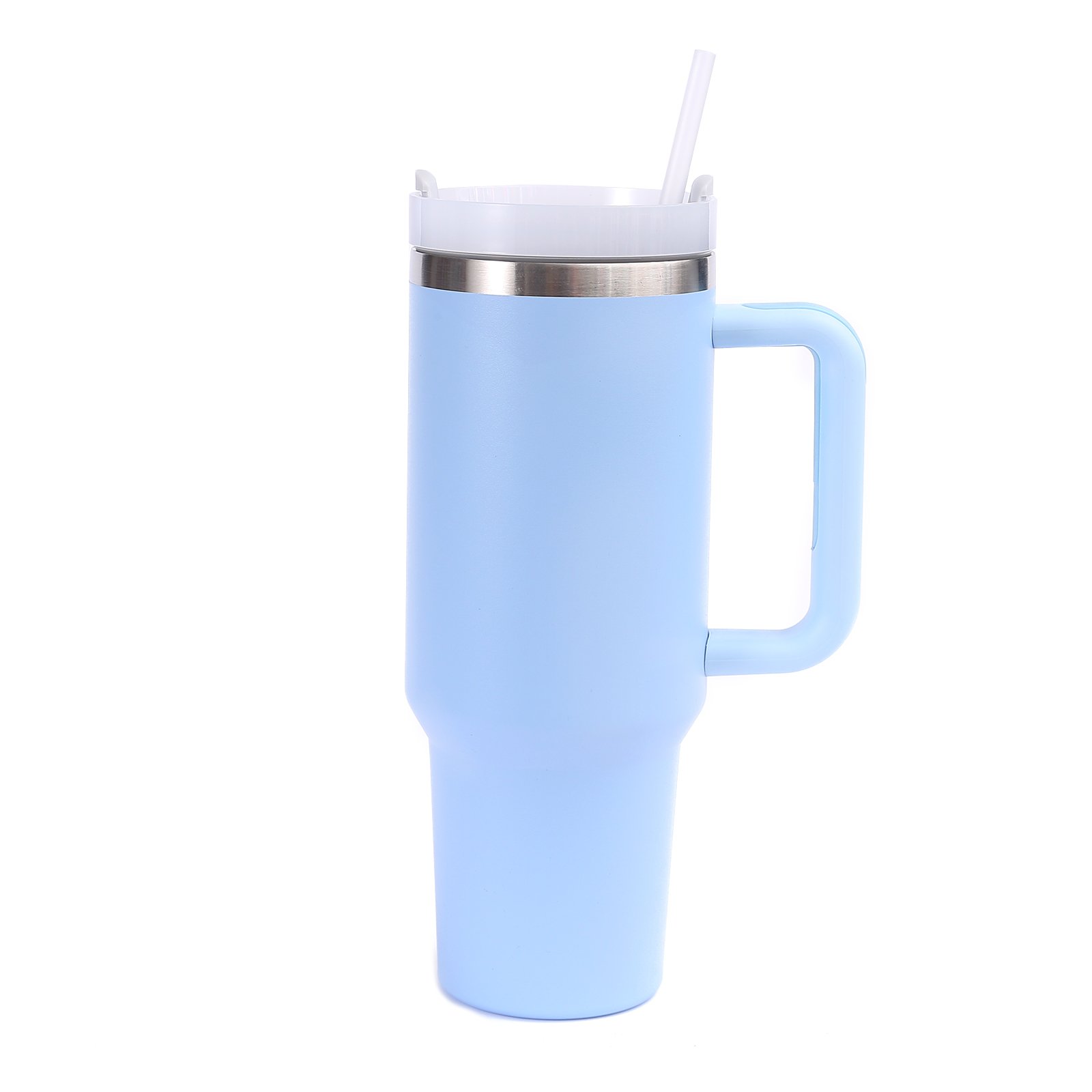 Custom logo 40oz Adventure Cup Tumbler With Handle and Straw Double Wall Stainless Steel Vacuum Insulated Coffee Mug Cups