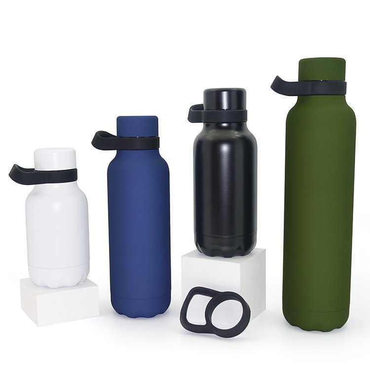 New Style Vacuum Flask Insulated Stainless Steel Thermal Drink Water Bottles with handgrip