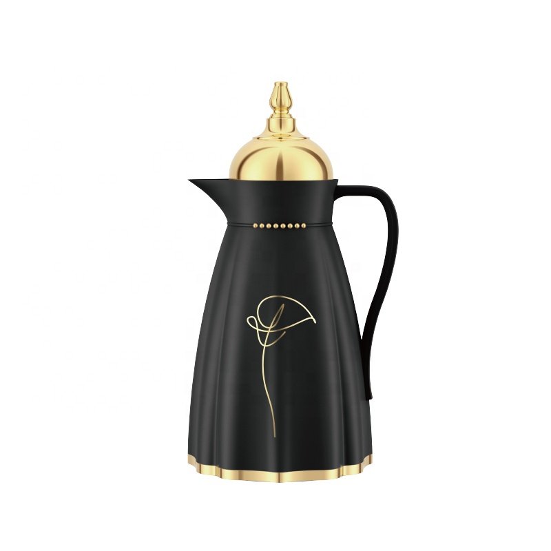SUNLIFE Modern Luxury Arabian Coffee Pot 1.0L Thermo Jug Food Grade Material Vacuum Flask